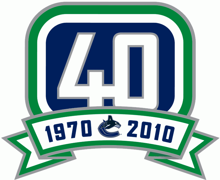 Vancouver Canucks 2011 Anniversary Logo iron on heat transfer